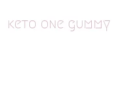 keto one gummy