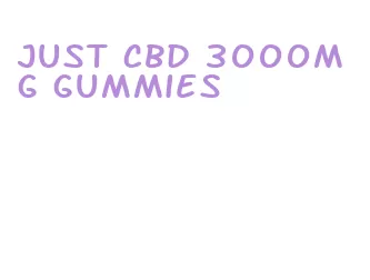 just cbd 3000mg gummies