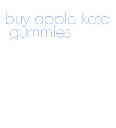 buy apple keto gummies