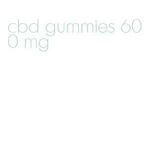 cbd gummies 600 mg