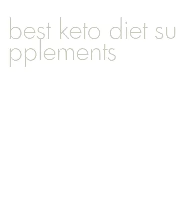 best keto diet supplements