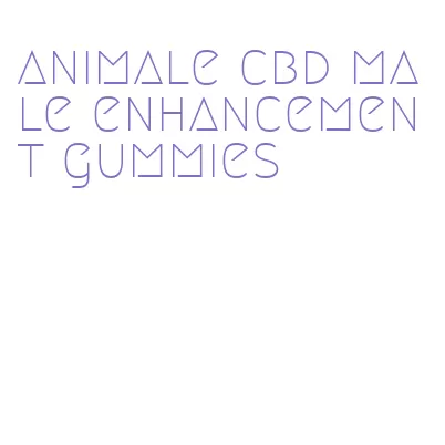 animale cbd male enhancement gummies