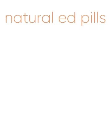 natural ed pills