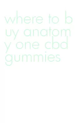 where to buy anatomy one cbd gummies