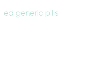 ed generic pills