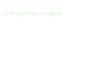 cbd gummies on plane