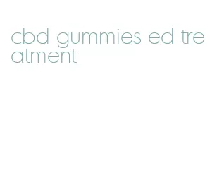 cbd gummies ed treatment