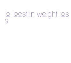 lo loestrin weight loss