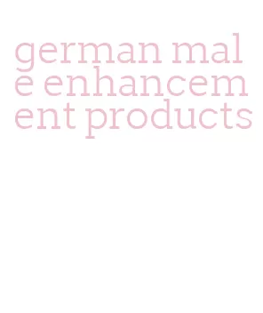 german male enhancement products