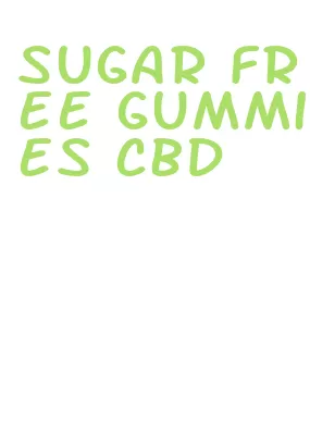 sugar free gummies cbd