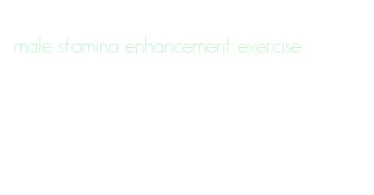 male stamina enhancement exercise