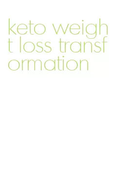 keto weight loss transformation