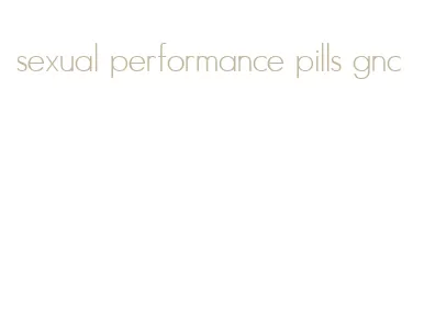 sexual performance pills gnc