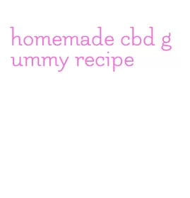 homemade cbd gummy recipe