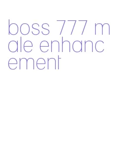 boss 777 male enhancement