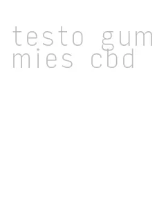 testo gummies cbd