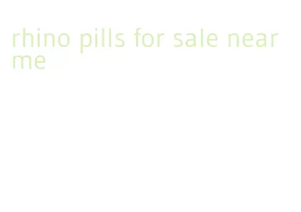 rhino pills for sale near me