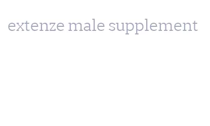 extenze male supplement