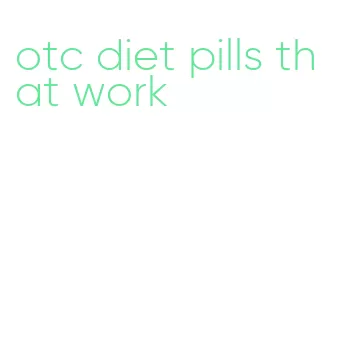 otc diet pills that work