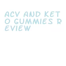 acv and keto gummies review