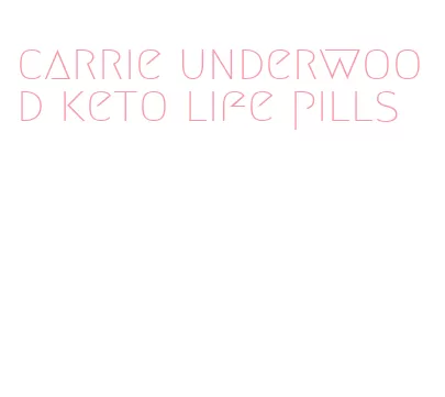 carrie underwood keto life pills