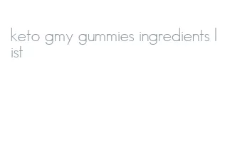 keto gmy gummies ingredients list