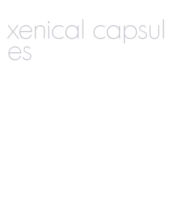 xenical capsules