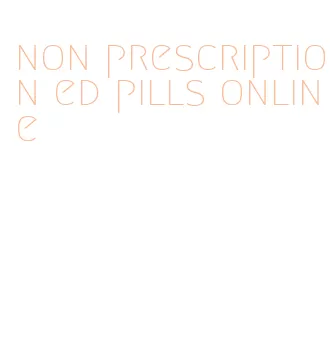 non prescription ed pills online