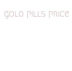 golo pills price