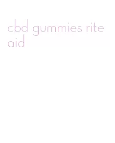 cbd gummies rite aid