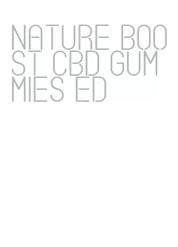 nature boost cbd gummies ed