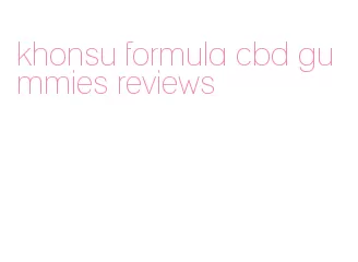 khonsu formula cbd gummies reviews