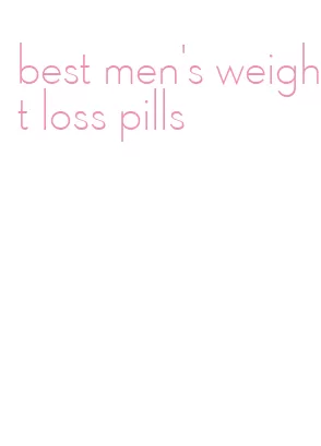 best men's weight loss pills