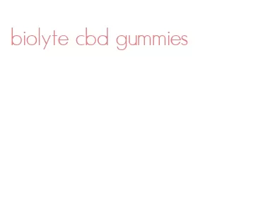 biolyte cbd gummies