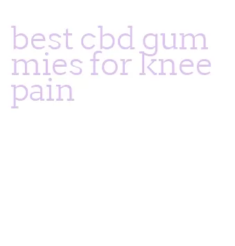 best cbd gummies for knee pain