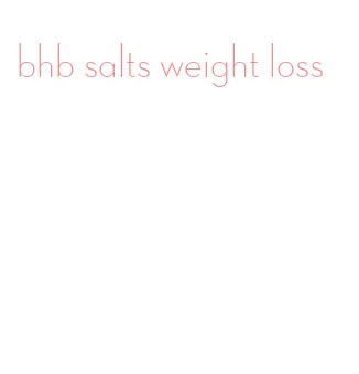 bhb salts weight loss