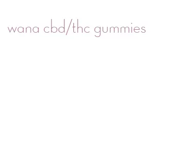 wana cbd/thc gummies