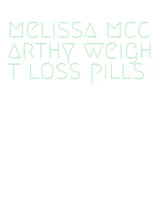 melissa mccarthy weight loss pills