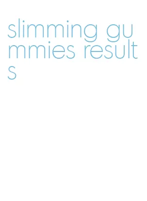 slimming gummies results