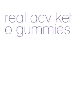 real acv keto gummies