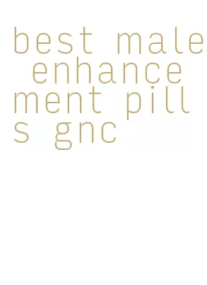 best male enhancement pills gnc