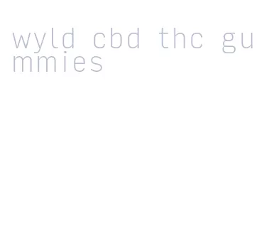 wyld cbd thc gummies