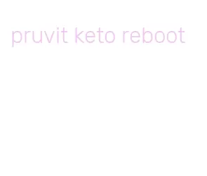 pruvit keto reboot