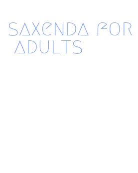 saxenda for adults