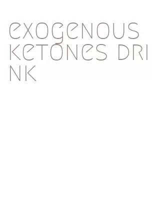 exogenous ketones drink