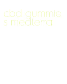 cbd gummies medterra