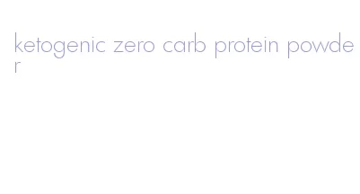 ketogenic zero carb protein powder