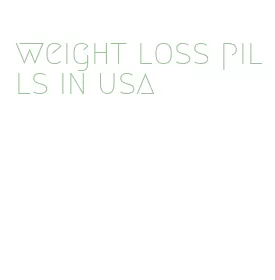 weight loss pills in usa