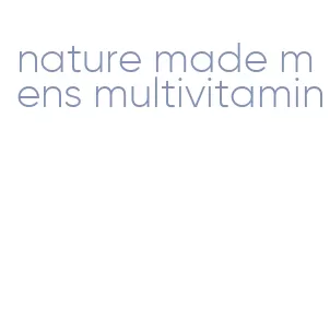 nature made mens multivitamin