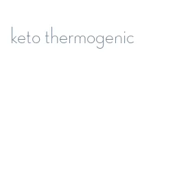 keto thermogenic